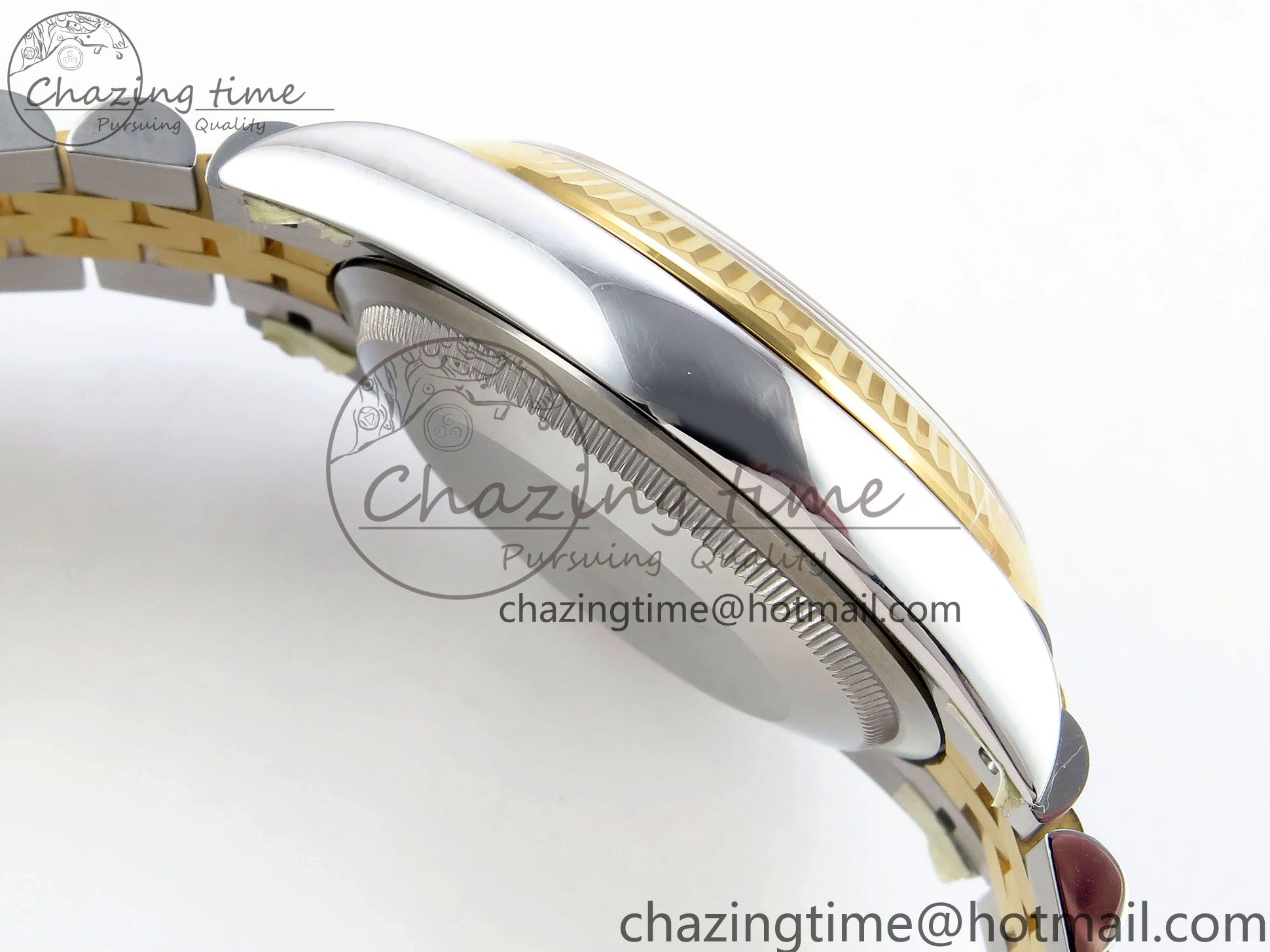 MiroTime 0112 DateJust 36 126233 Clean 1:1 Best Edition 904L Steel YG Textured Stick Dial on SS YG Jubilee Bracelet VR Trendy 1494